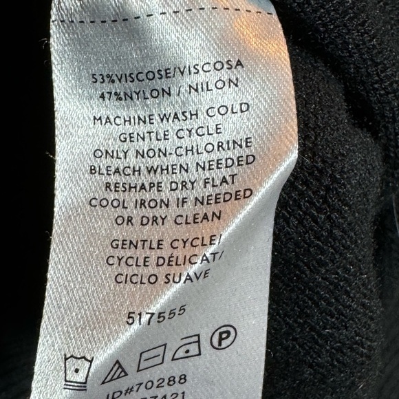 Ann Taylor Mock Neck Button Shoulder Sweater - Picture 6 of 6